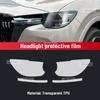 Transparent TPU For MAZDA CX-60  2024 Car Center Console Media Dashboard Navigation Anti-scratch Protector Interior Film