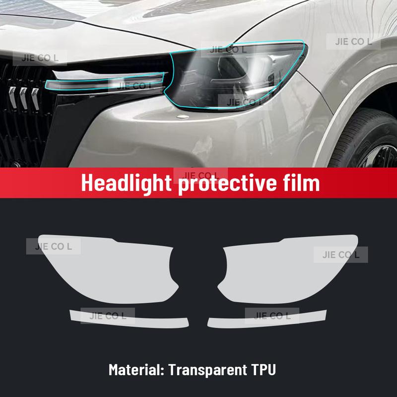Transparent TPU For MAZDA CX-60 2024 Car Center Console Media Dashboard Navigation Anti-scratch Protector Interior Film
