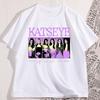 Vintage Katseye Musik T-Shirt Trendiges Kpop Grafik T-Shirt Lässiges Baumwoll Kurzarm Rundhals T-Shirt Streetwear Kleidung