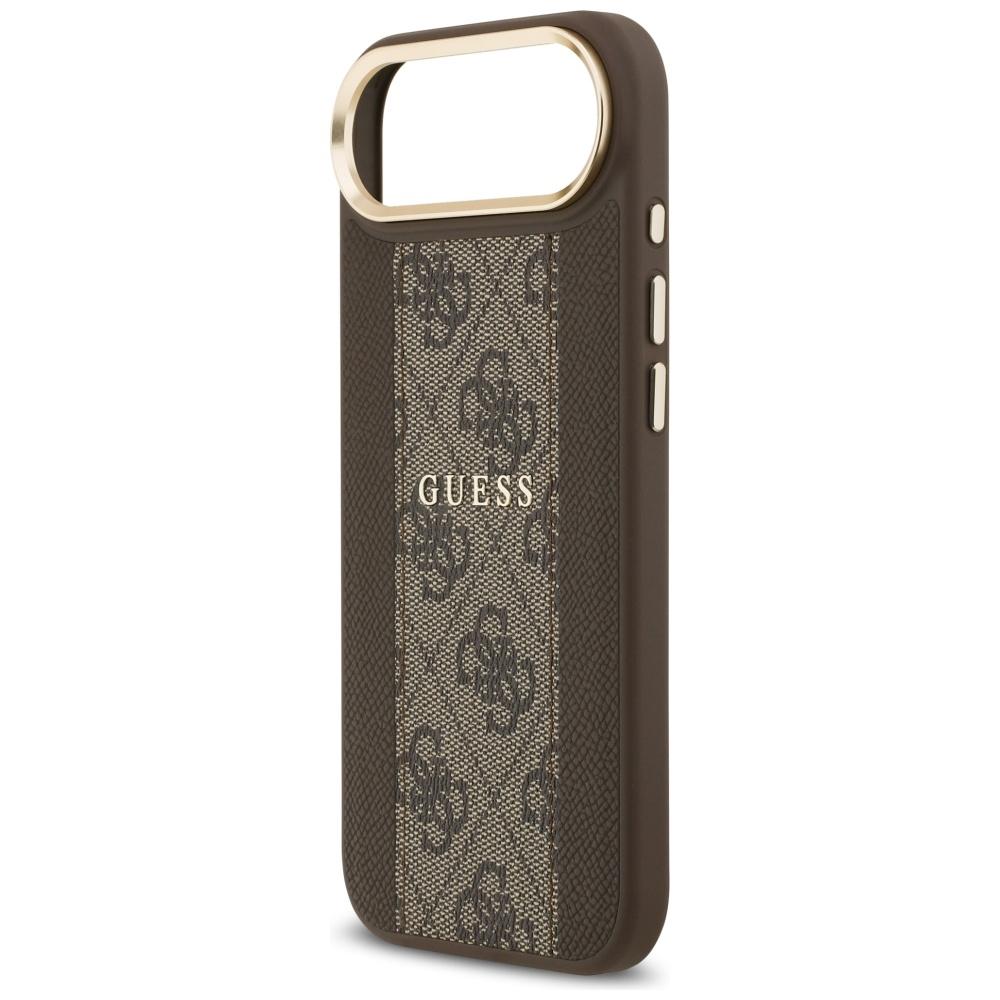 Guess 4G Stripe MagSafe case for iPhone Air brown