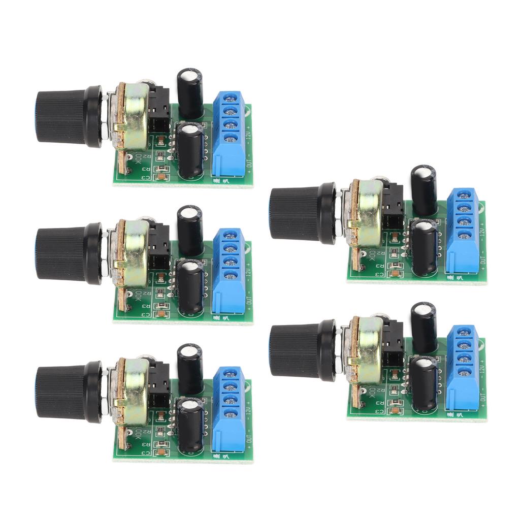 5PCS LM386 Power Amplifier Board Mini 0.5W to 10W Speaker DC 3V to 12V Sound Power Amplifier Module for Speakers