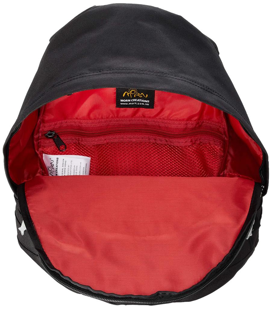 MORN CREATIONS Shark Backpack, Medium, Black