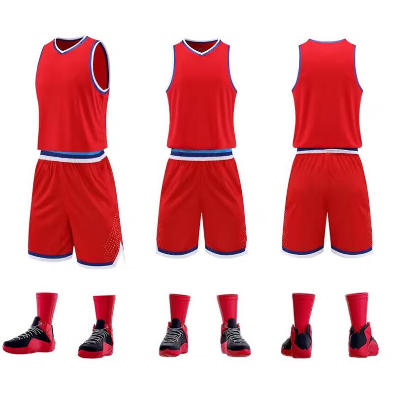Men's Adult Basketball Uniform Set - Sports Training & Competition Jerseys
