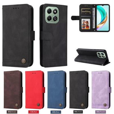 Applicable TECNO Spark 30 Mobile Phone Leather Case, Transsion Hot 50 Skin Matte Card Holder Protective Case