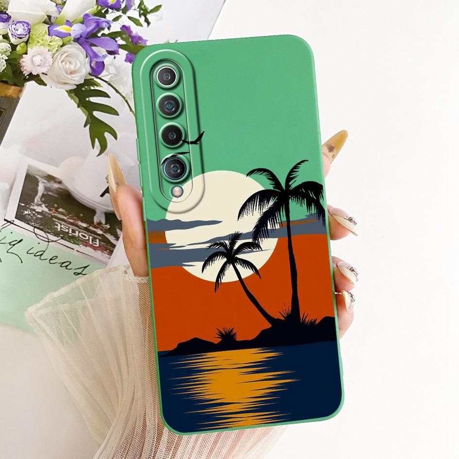 For Xiaomi Mi 10 5G Case Popular Flower Daisy Soft Silicone Shockproof Cover For Xiaomi Mi 10 Pro 5G Funda Mi10 Mi10Pro 5G Shell