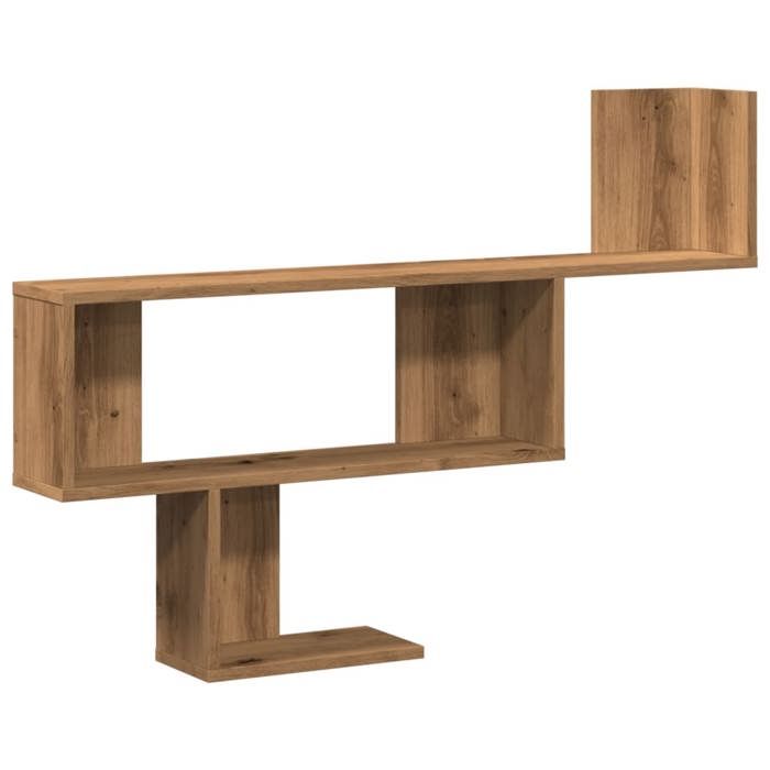 VidaXL Wall Shelf Artisan Oak 100x15x70 Cm Engineered Wood 853199
