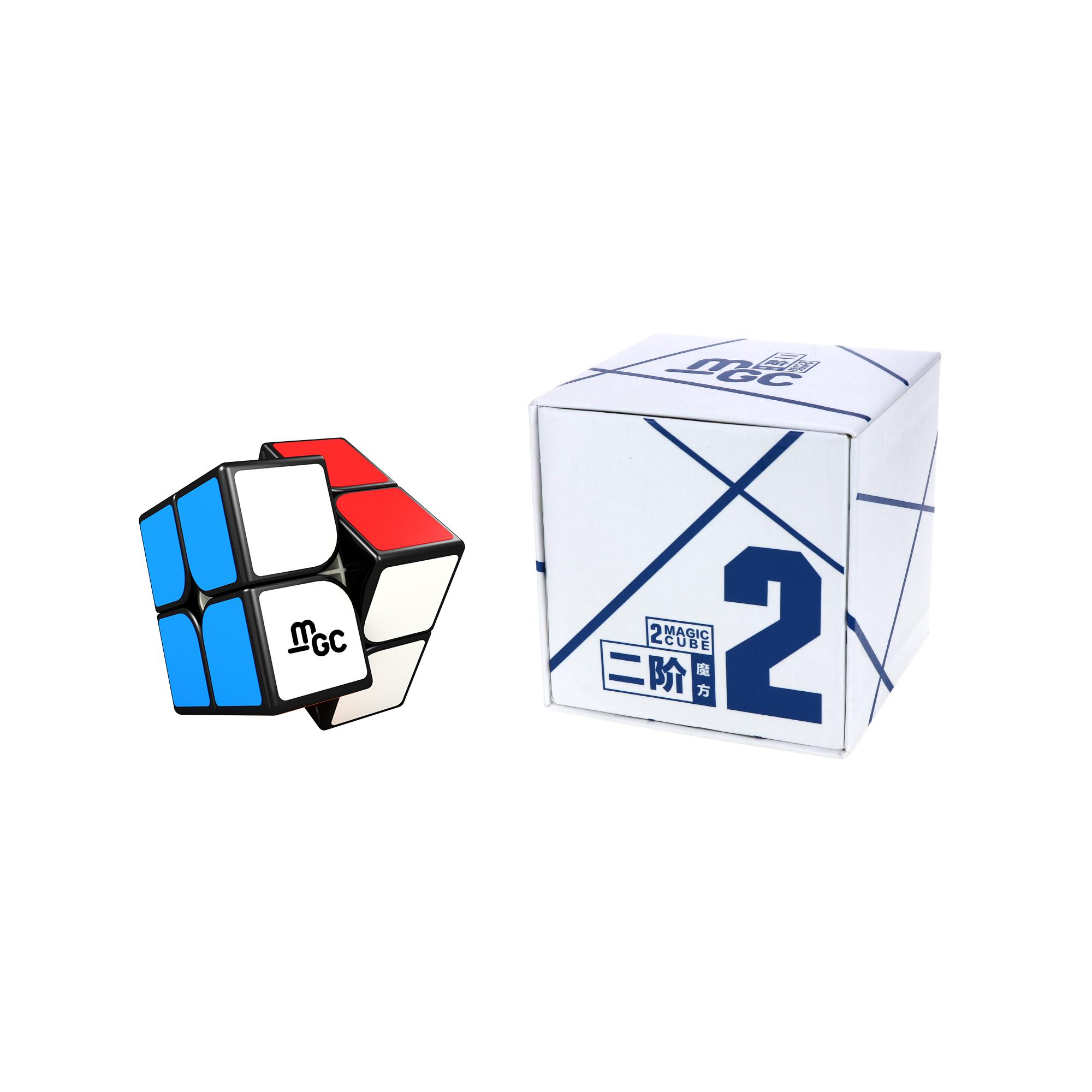 

Yongjun MGC V2M 2x2 Puzzle Speed Cube 2x2x2 Magnetic Magic Cubes Plastic Educational Toy 2x2x2 Cubo Magicos чёрный