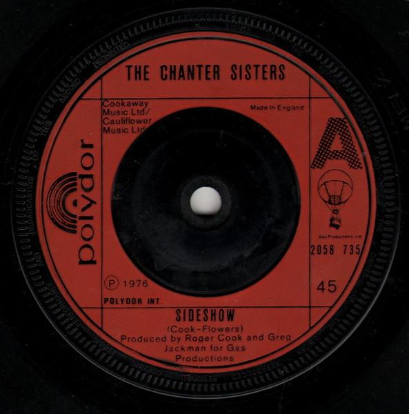 

7inch Record CHANTER SISTERS - Sideshow 2058735 Polydor 1976 UK Soul/Funk Used