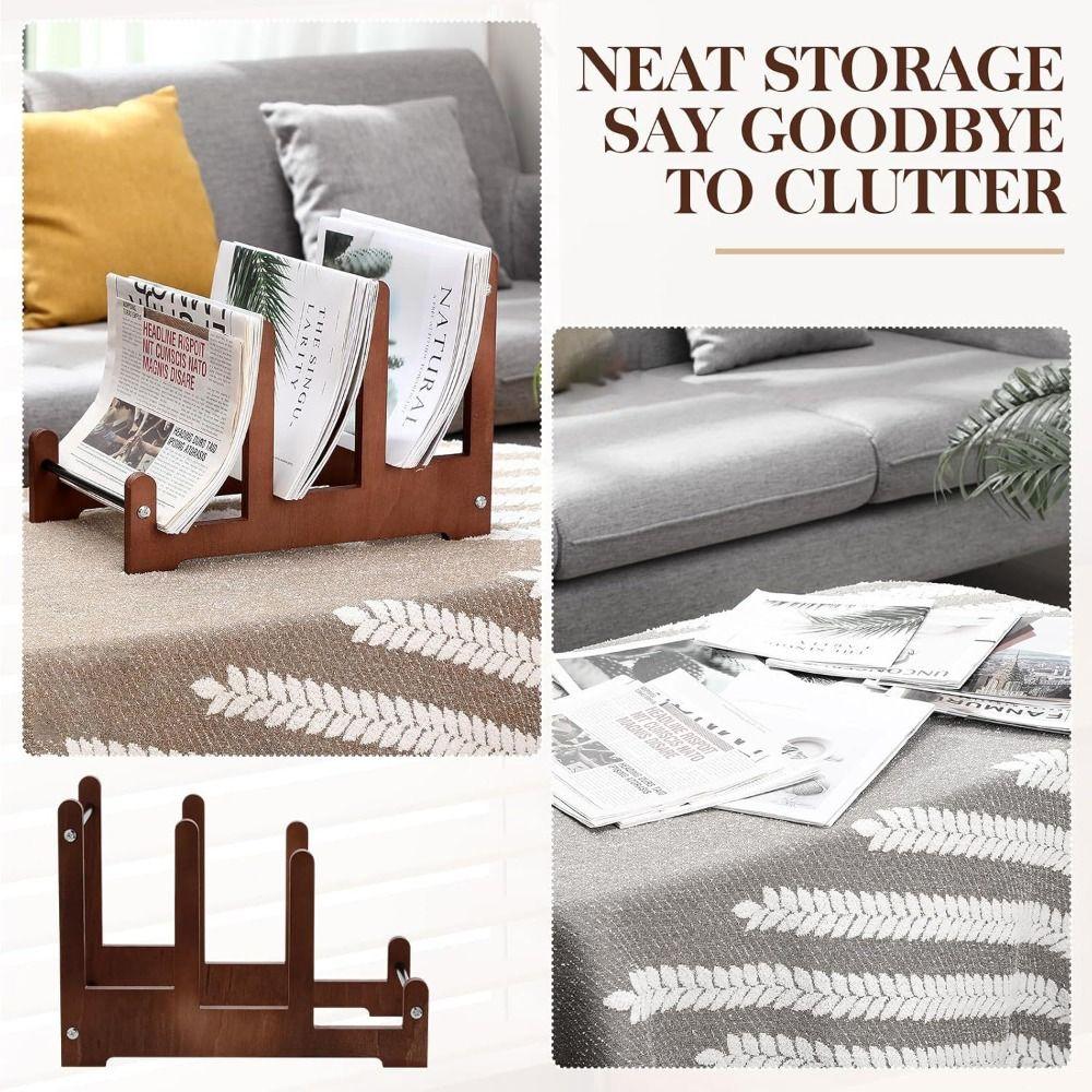 3-Tier Design Vinyl Record Holder Space Saving Vinyl Record Storage Album Display Stand  Album Book