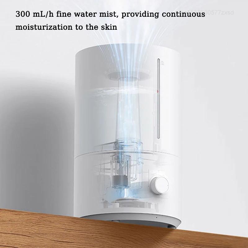 Xiaomi Mijia Luftbefeuchter 2 300 ml/h Befeuchtung 4 l Großes Fassungsvermögen Nebelmaschine Aroma-Diffusor Luftfeuchtigkeit Geräuscharm Haushaltsgeräte