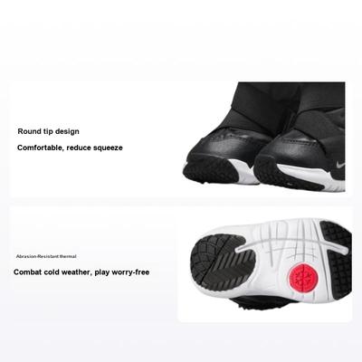 Flex Advance Boot Comfortable Versatile Durable Warm High-Top Walking Shoes Baby Shoes Black DD0303-005