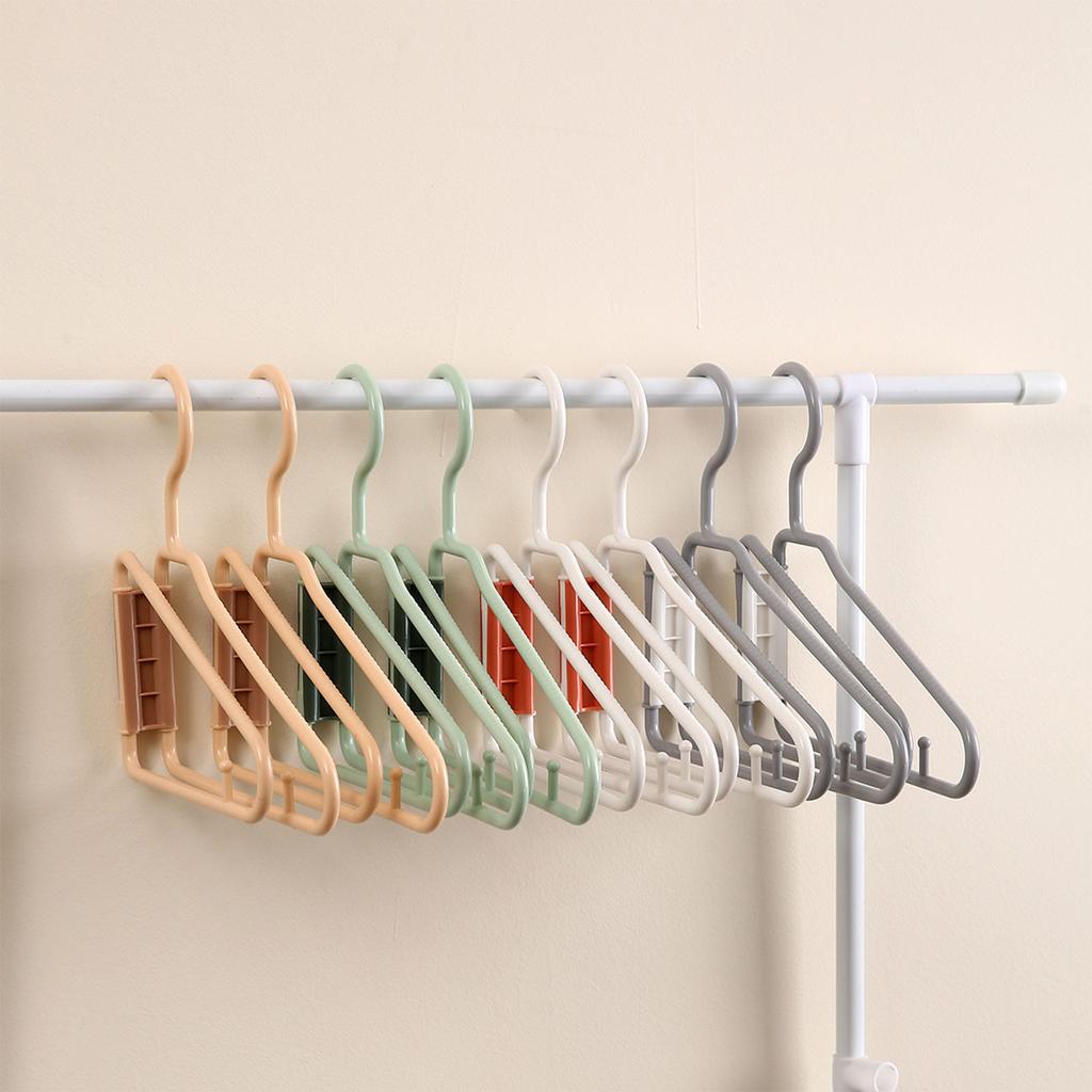 Lot De 12 Cintres De Voyage Pliables En Plastique - Multicolores, Antidérapants, Peu Encombrants