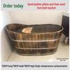 Wooden Adult Bathtub Bucket – Full Body Steaming Shower Basin
