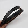 Women's Korean Style Grey Belt - Hole-Free Buckle, Fashionable, Versatile, Adjustable Thin Waistband, Decorative Skirt Accessory.