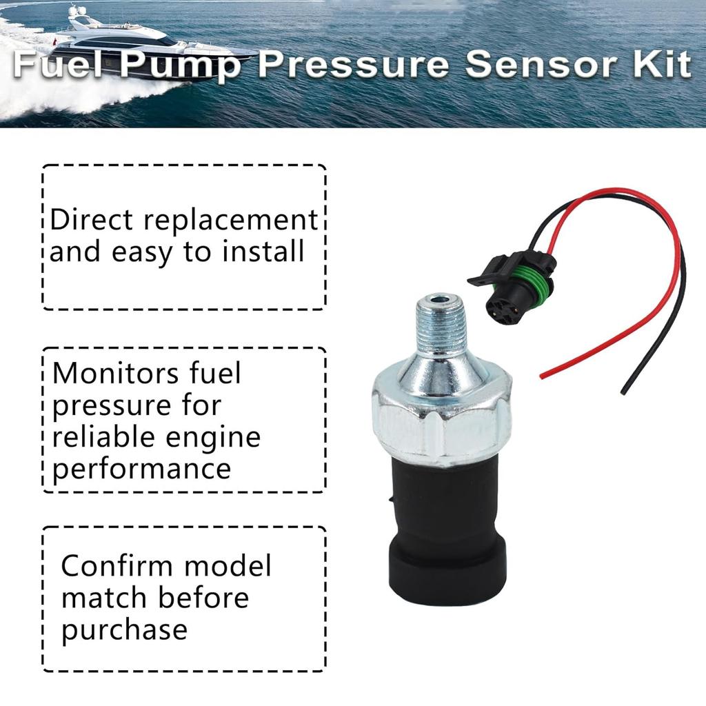 Labwork Öl Druck Kraftstoffpumpe Druck Abschaltsensor Schalter Ersatz für MerCruiser 87-864252a01