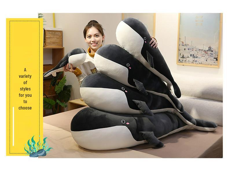 Cartoon Whale Shark Plush Toy Soft Pillow