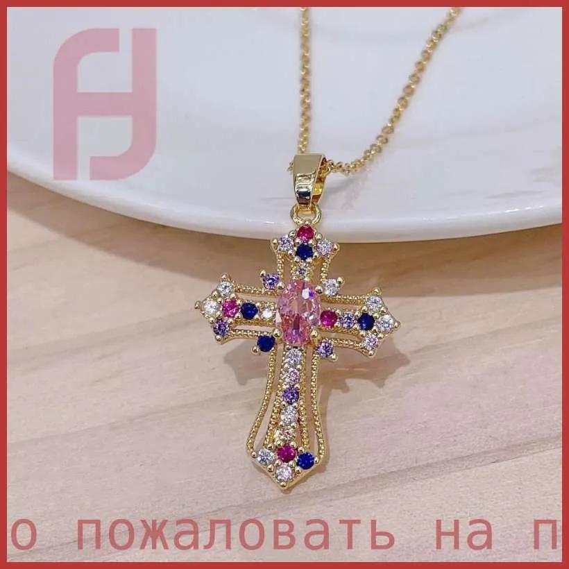 Ретро-кулон-крест, Уникальное и креативное новое ожерелье. One Size