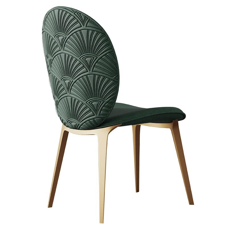 Italian Style Light Luxury Home Dining Chairs Simple Modern Hotel Restaurant Backrest Chair Cadeiras De Jantar Furniture