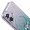For iPhone 16 Plus Case Compatible with MagSafe Sparkle Epoxy TPU+Acrylic Phone Cover