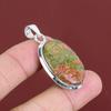 Unakite Pendant Handmade Pendant Natural Gemstone Pendant 925 Sterling Silver Pendant Awesome Unakite Jewelry Stylish Pendant Gifts For Her
