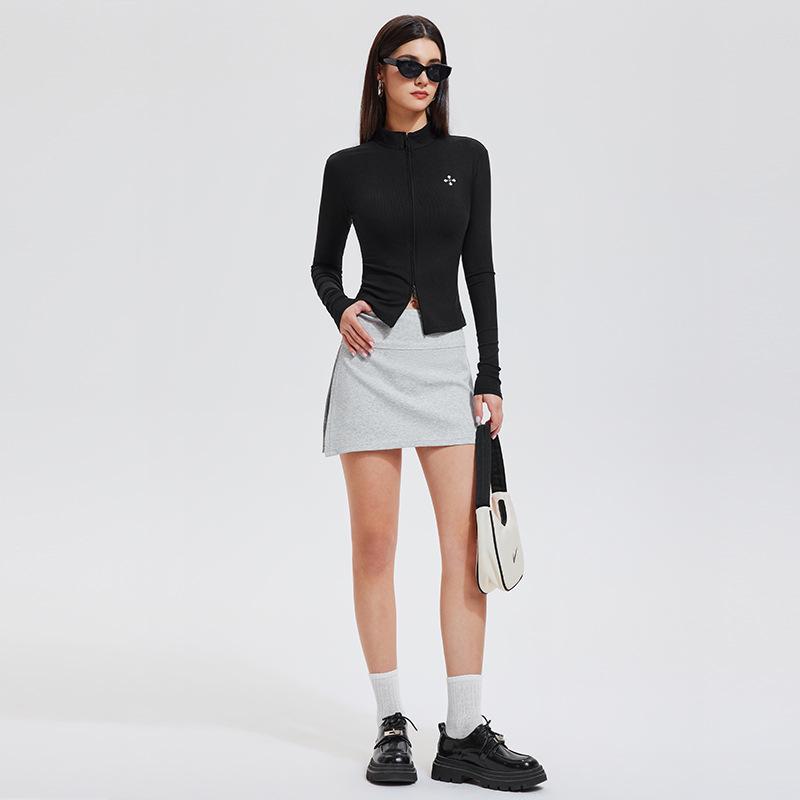 Summer Ice-Sensation Sun Protection Jacket & Slimming Nude-Feel Skirt Set for Women