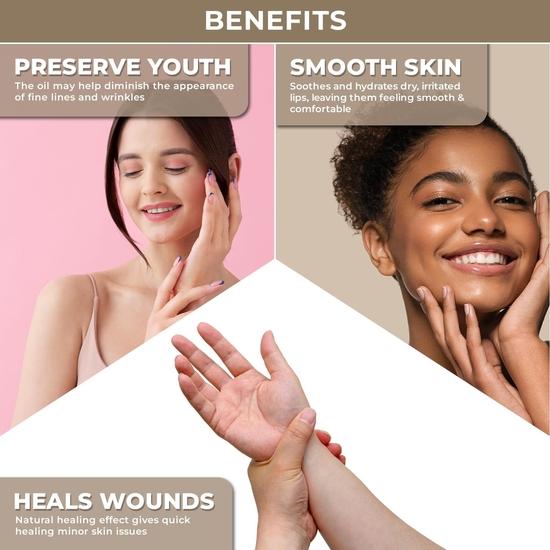 100% Plant Based Moringa Oil for Hair Growth – Organic Cold Pressed and Pure Moringa Seed Oil for Hair, Face & Skin – Anti-Aging, Hydrating