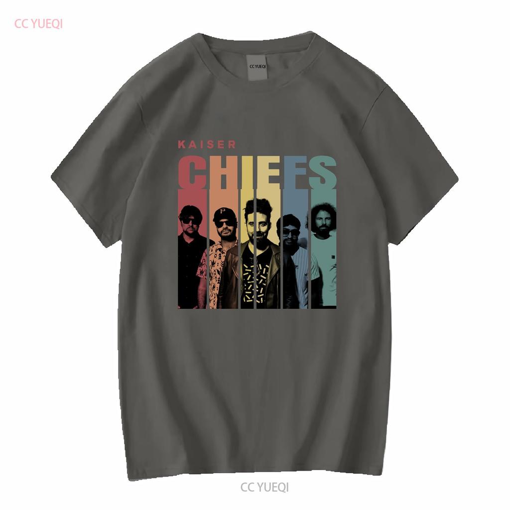 Kaiser Chiefs Band Vintage T Shirt Fan Rock Music Long or Short Sleeves Vintage Washed Casual Soft Graphic Slightly