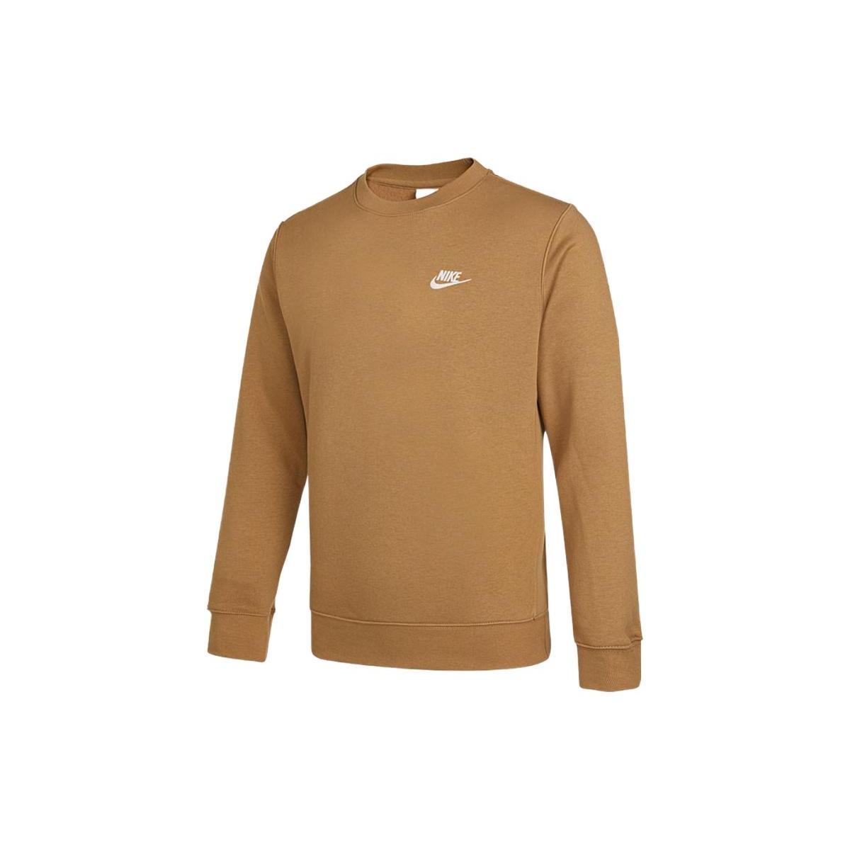 Nike NSW Logo Sweatshirt Asia Sizing Coffee Men s BV2663-722 XL
