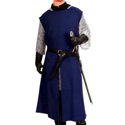 Średniowieczny rycerz na Halloween Tabard Cosplay kostium wikinga bez rękawów tunika wojownika suknia renesansowa LARP