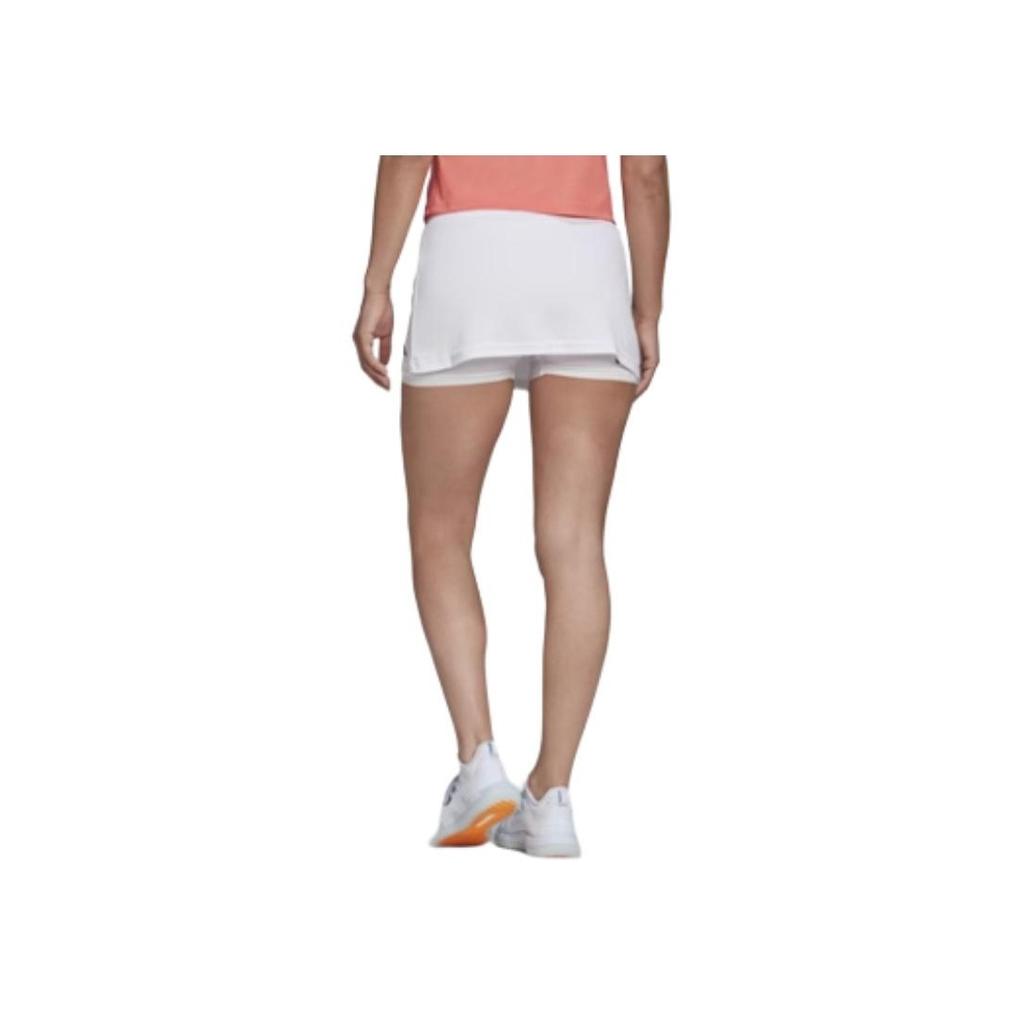 Adidas Originals Solid Logo Design Fake Two-Piece Comfortable Breathable Skin-Friendly Casual Shorts Women Shorts White FR4327