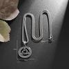 Vintage Valknut Pendant Trinity Celtic Knot Necklace Fashion Lucky Amulet Jewelry Gift for Men and Women