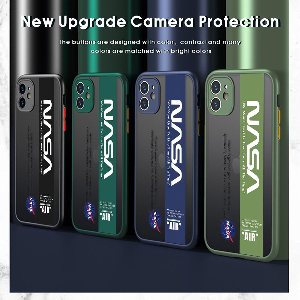 Camera Lens Protection Matte Phone Case for Samsung iPhone Xiaomi ...