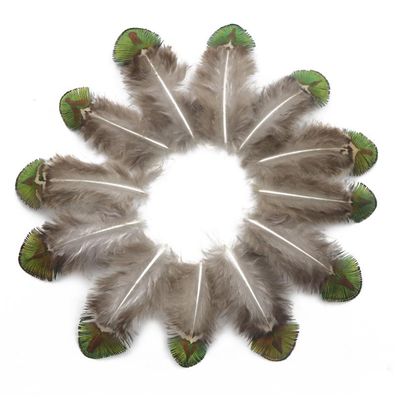 Natural Peacock Hair, Peacock Back Hair, Peacock Gold Pieces, Feather Diy Material Peacock Hair