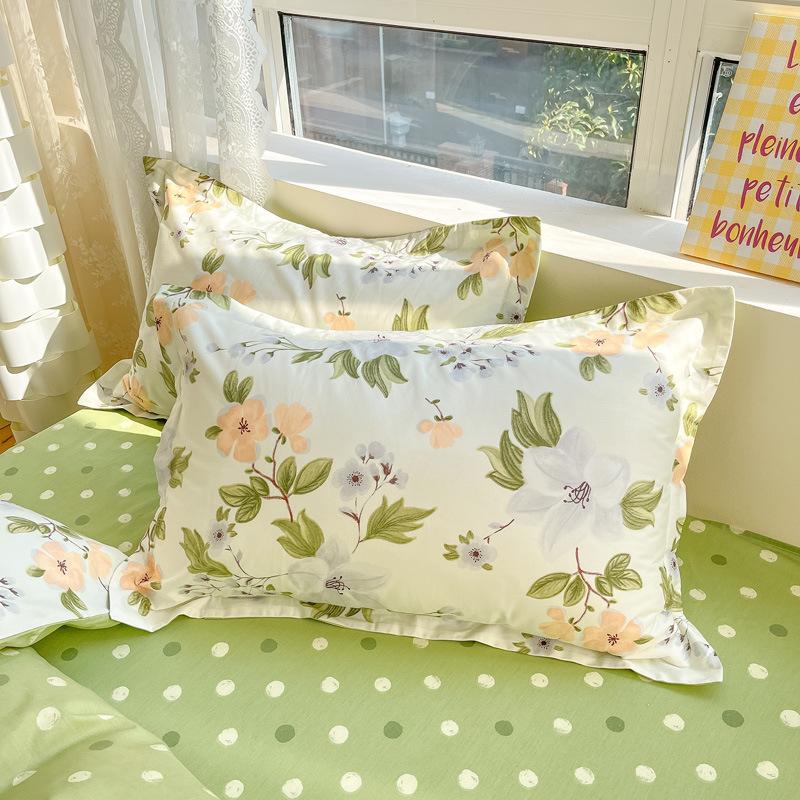 2pcs 100% Cotton Pillowcases, Soft & Breathable,Comfortable for Bedroom or Guest Room, Guest Room Bedding | Classic Design | Envelope Closure