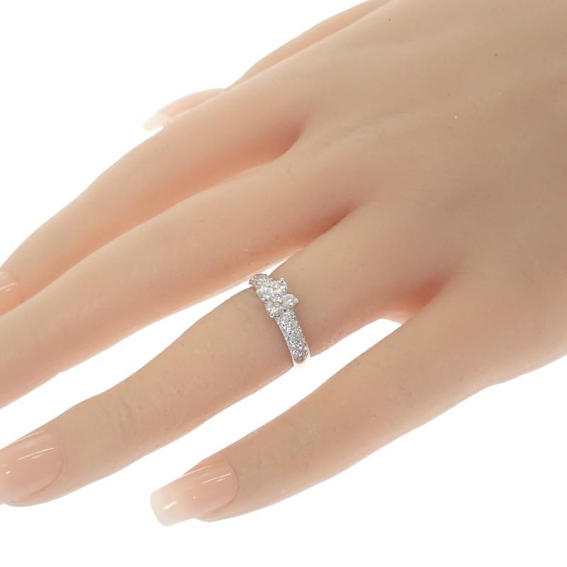 no brand  #9(JP Size) ring Pt900Platinum Women