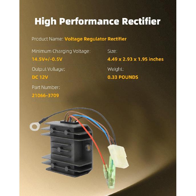 OCPTY Voltage Rectifier Regulator Fits 2003-2011 for Kawasaki Jet Ski 800 SXR 1998-2002 for Kawasaki Jet Ski SXI Pro Rectifier 1992-1995 for Kawasaki