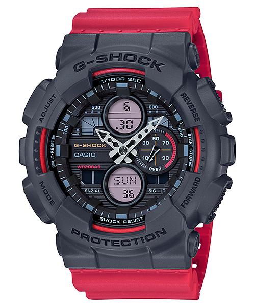 

Casio G-SHOCK Men s Resin 200M Water Resistant Digital Shock Resistant Quartz Watch GA-140-4A красный
