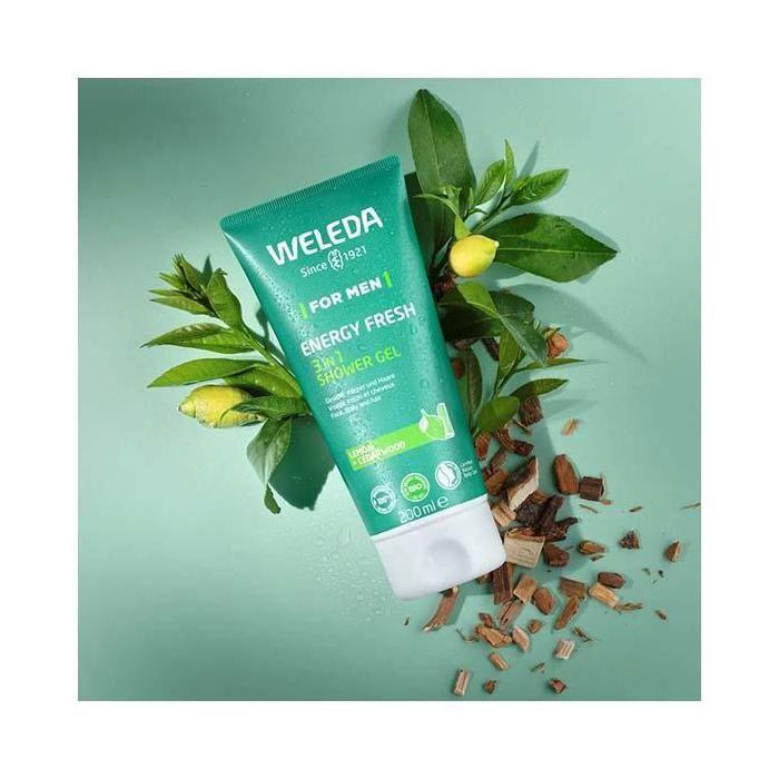 Weleda Homme Gel Douche Energy Fresh Dynamisant 3en1 200 ml