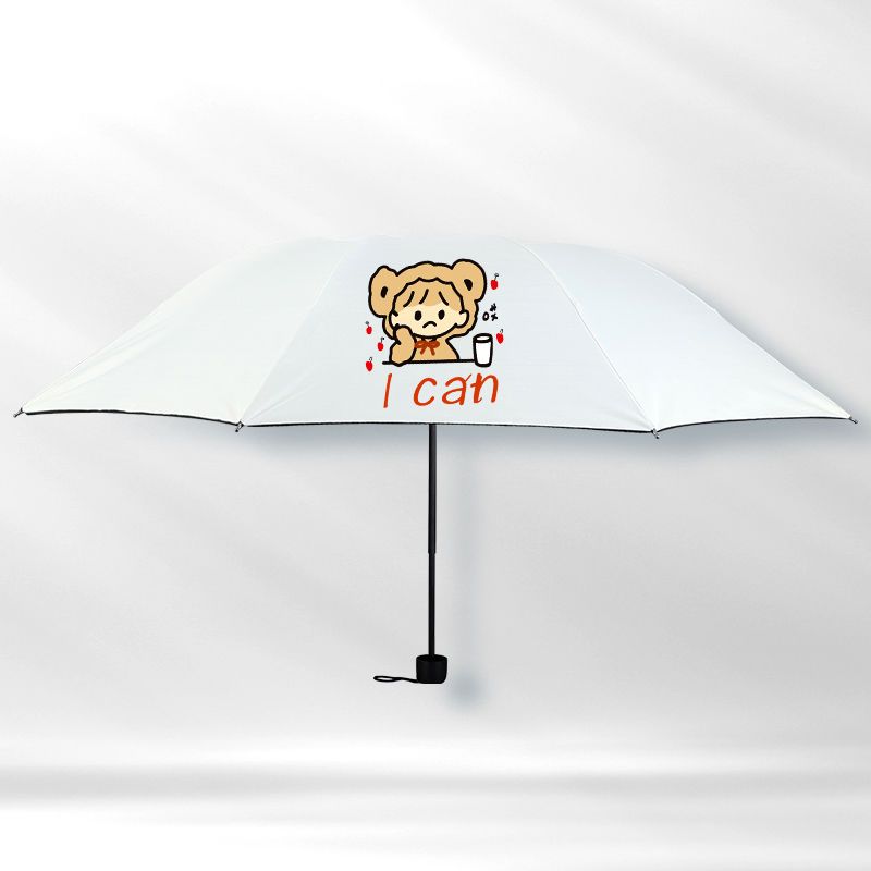 

Парасолька для дорослих Складна ручна парасолька від сонця Високоякісна парасолька від сонця Сонцезахисний крем від УФ-променів, сонячний дощ Парасолька подвійного використання Pack of 1