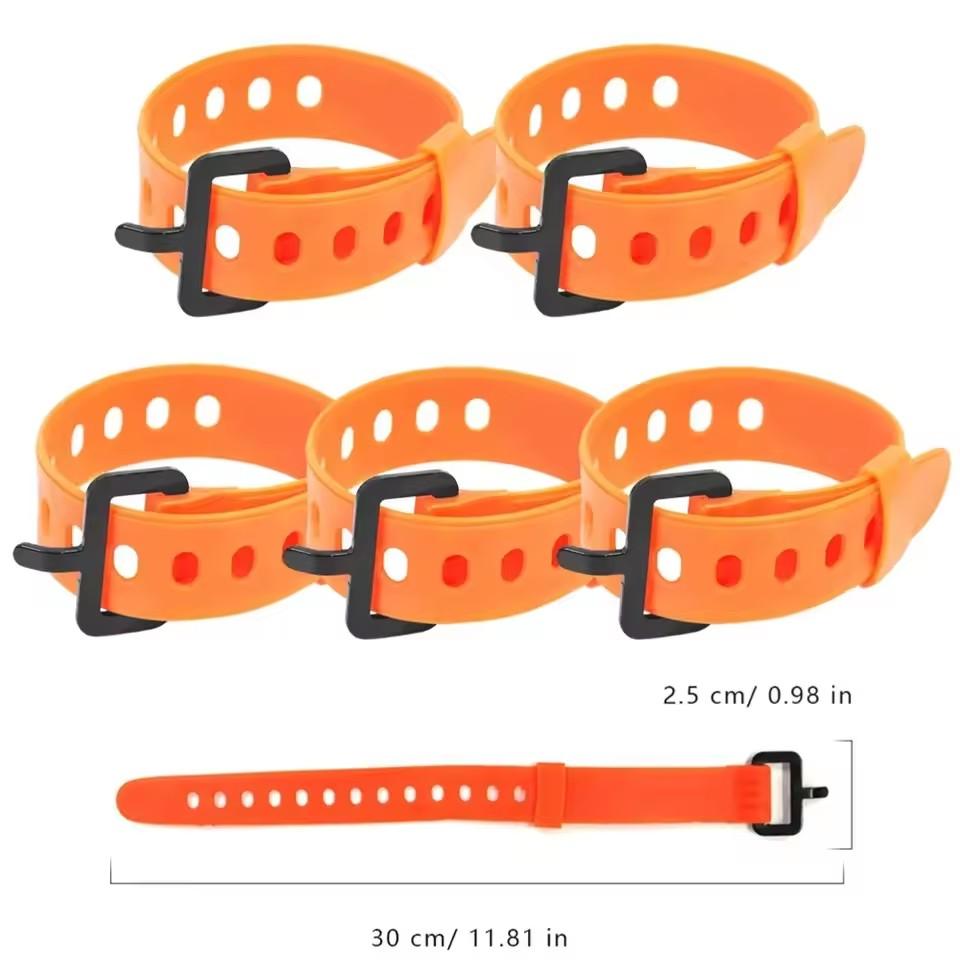 

10/1pcs Silicone Tension Strap Travel Tied Belt High Strength Cargo Belt Tie Down Luggage Lash Belt Strap Cargo Storage Belts