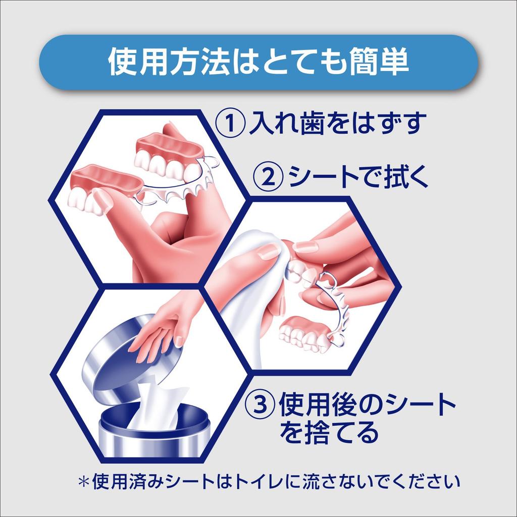 Polident Denture Wet Wipes (20 wipes)