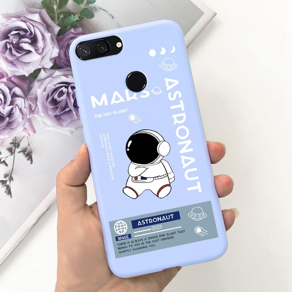 Für Xiaomi Mi 8 Lite Hülle 6,26" Mode Landschaft Mädchen Bumper Weiche Silikon Handyhülle Für Xiomi Mi 8 Lite Funda Mi8Lite Tasche