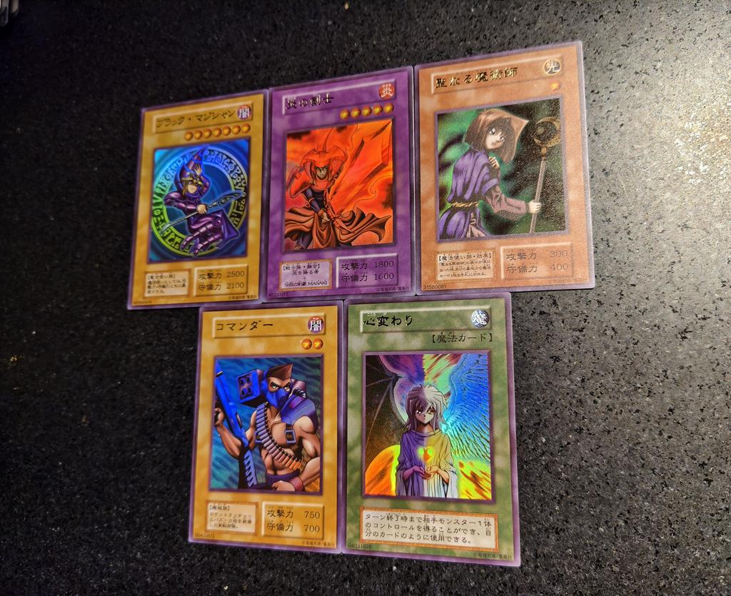 5pcs/set Yu-gi-oh!  Yami Bakura Self Control Collect Signature Trading Flash Card Anime Cartoon Christmas Gift
