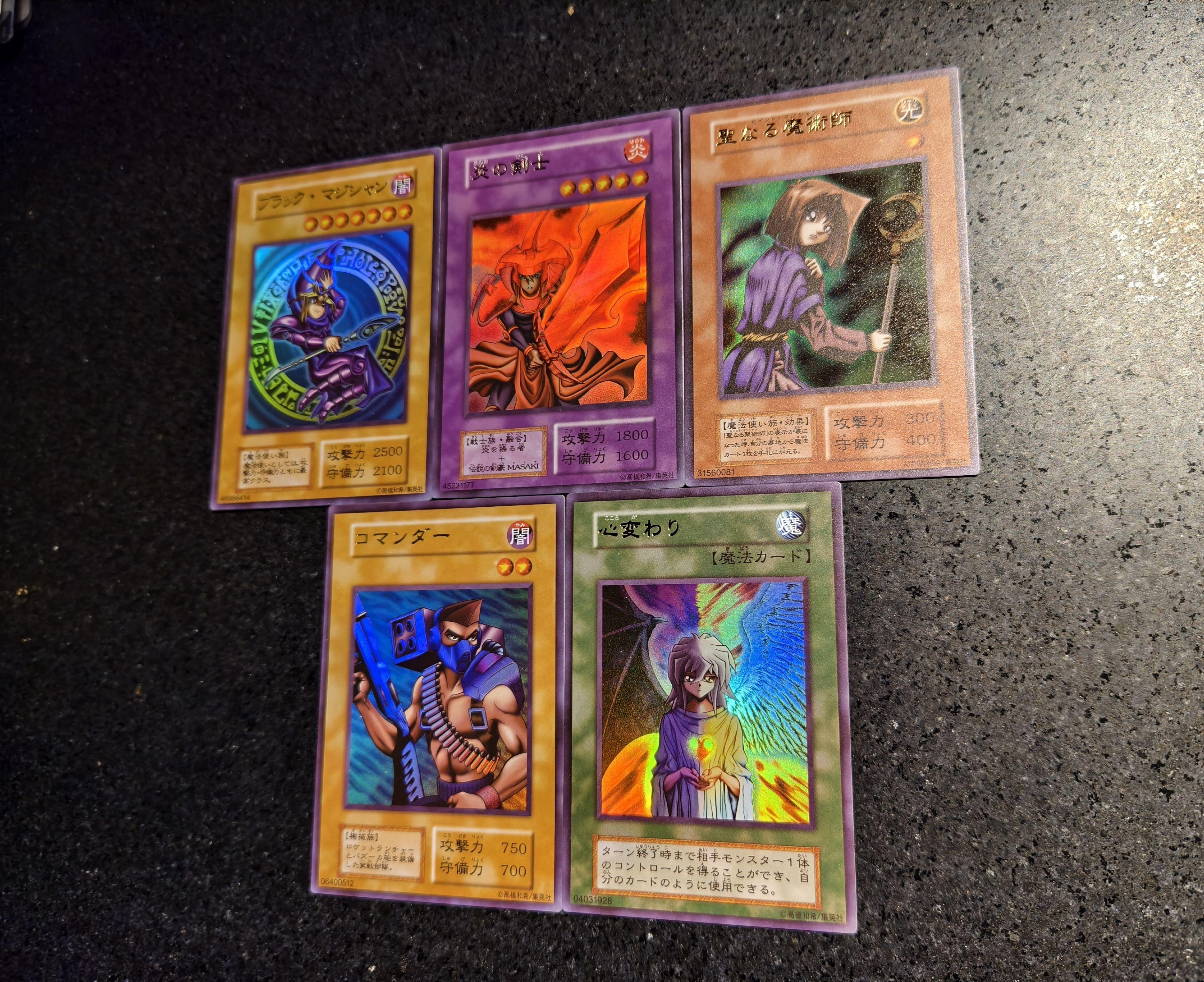 

5 шт./комплект Yu-gi-oh! Ями Бакура Самоконтроль Коллекционирование Подпись Торговая Флэш-карта Аниме Мультфильм Рождественский Подарок