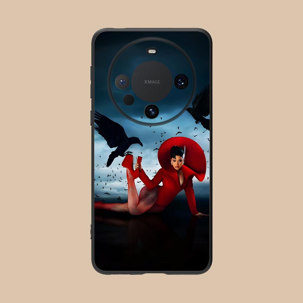 Cardi B Matte TPU Mobile Phone Case for Huawei Mate 60 50 40 30 20 10 Pro Plus Lite E 5G Colorful Printing Cover