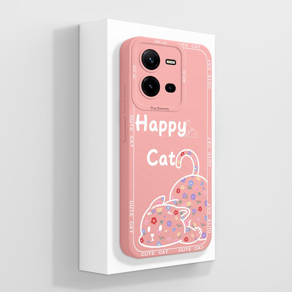 For Vivo V25 V25E 4G 5G Case Cute Advanced Sense Flowers Silicone Soft Shell For VivoV25 5G VivoV25E 4G Prevalent Fundas Bumper