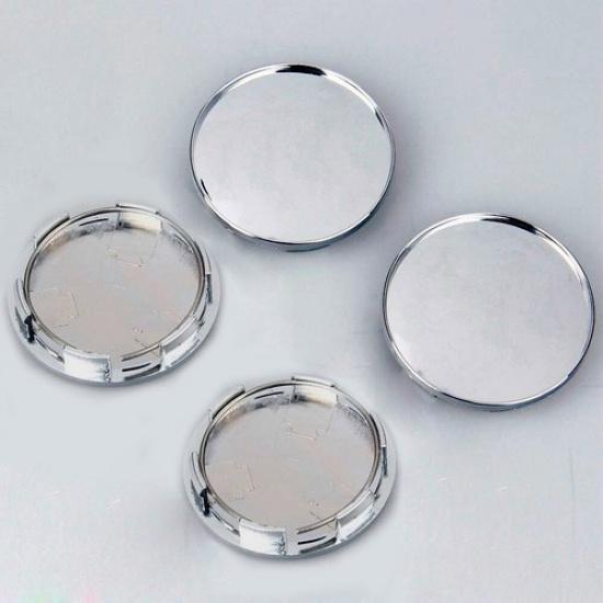 4X Car Wheel Center Hub Silver 68mm Caps Set No Logo Chrome Covers Accessories