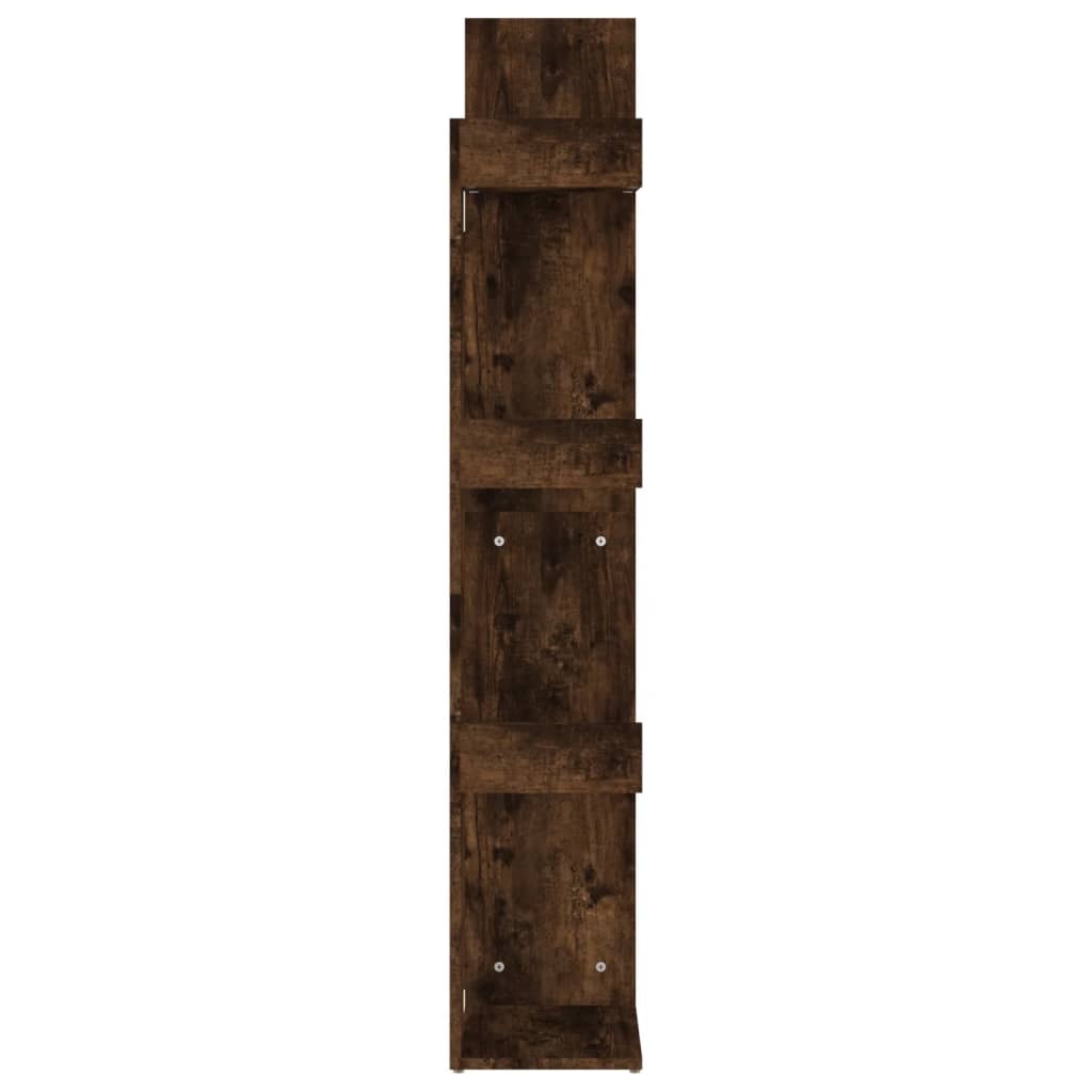 Vidaxl Regał Na Książki, 48X25,5X140 Cm, Przydymiony Dąb