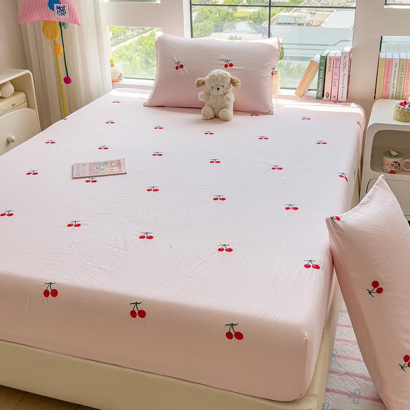 New Style Bed Sheet Single Piece Dormitory All-inclusive Non-slip Bed Sheet Bed Cover Bedroom Bed Mattress Protector