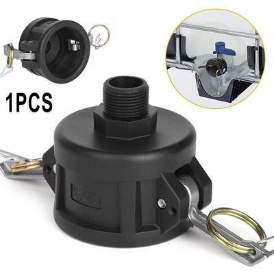 275 330 Gallonen IBC-Container Wassertank Ablassadapter 2" Cam-Lock für Gartenschlauch 3/4"